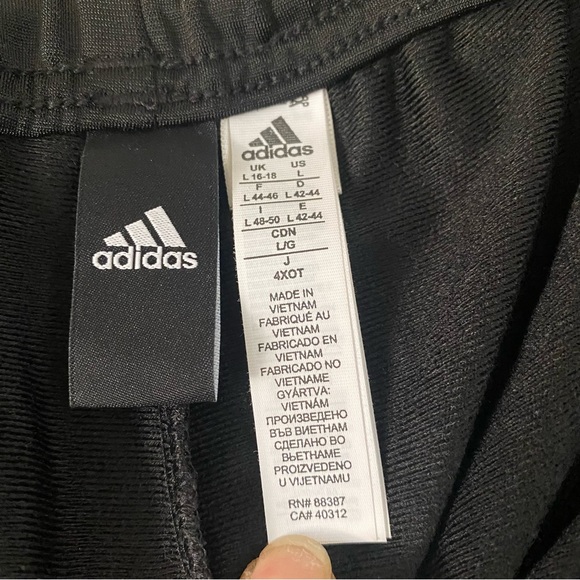 Adidas High Rise Full Length Track Pants Women’s Large - Picture 4 of 8